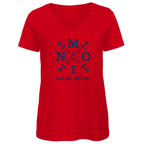 T-Shirt Damen V-Neck "MOIN"#504