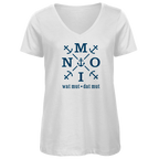 T-Shirt Damen V-Neck "MOIN"#504