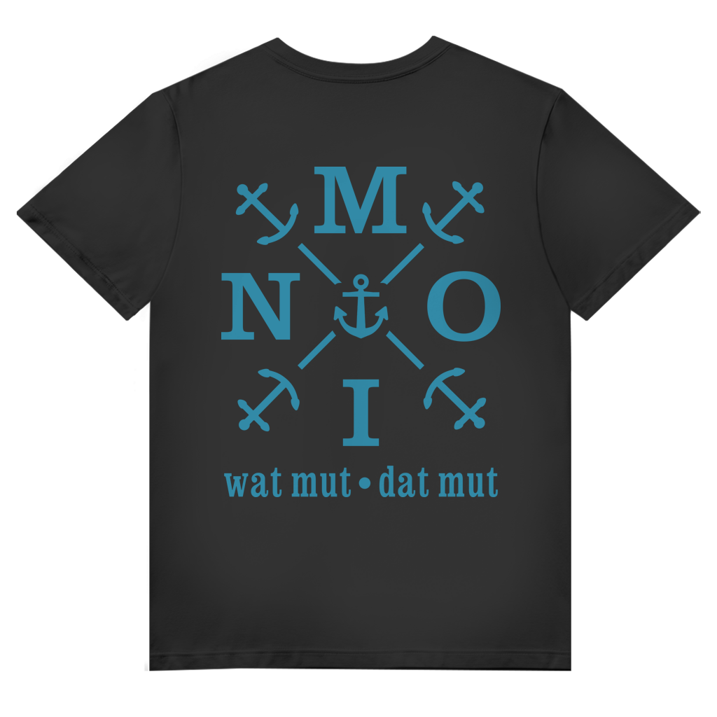 T-Shirt Herren V-Neck "MOIN"#504