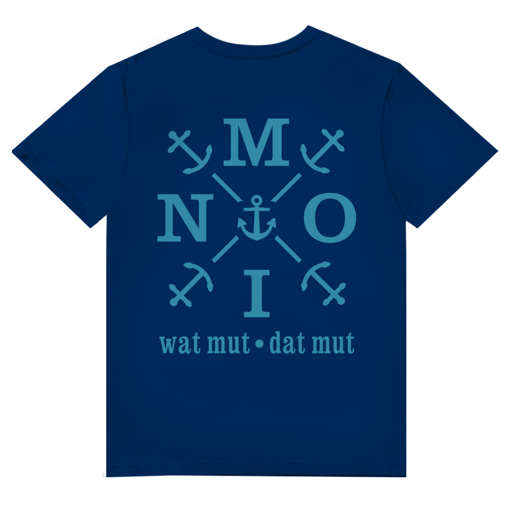T-Shirt Herren V-Neck "MOIN"#504