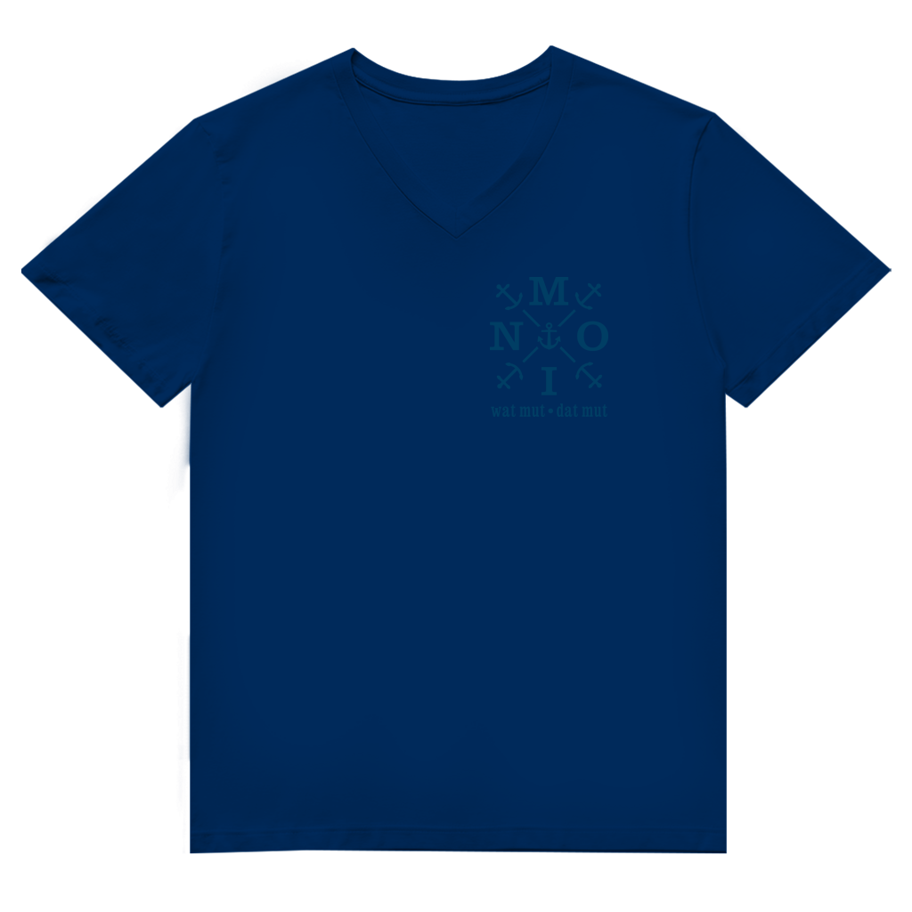T-Shirt Herren V-Neck "MOIN"#504