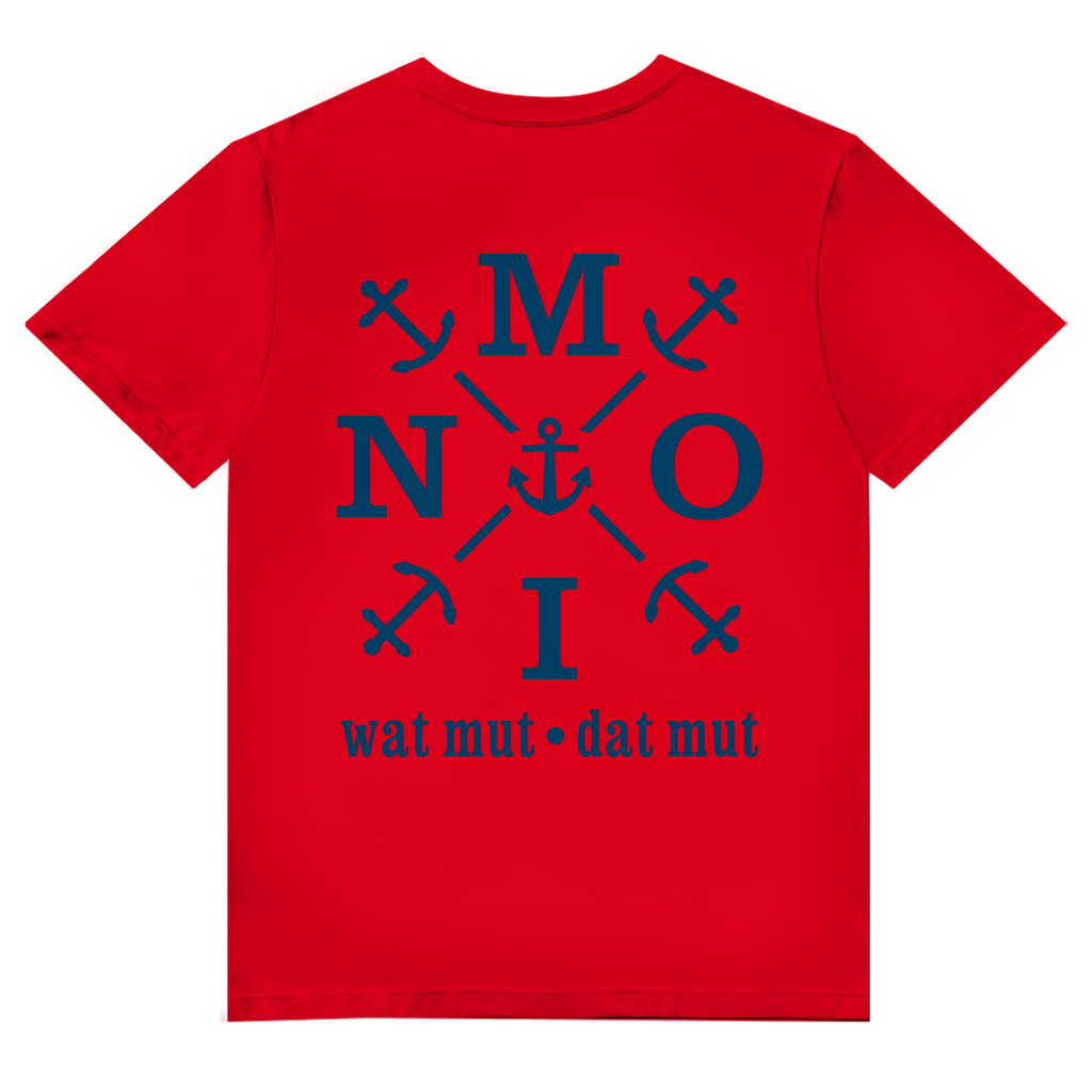 T-Shirt Herren V-Neck "MOIN"#504