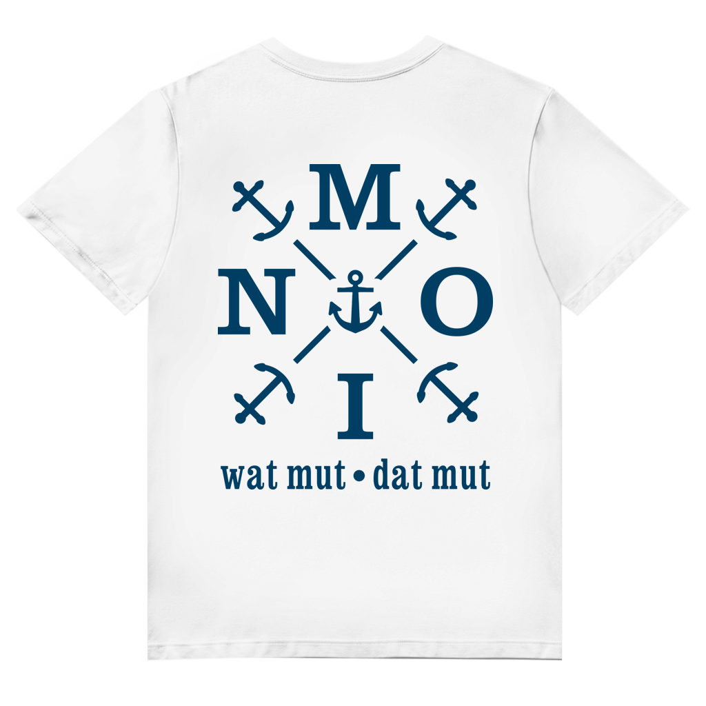 T-Shirt Herren V-Neck "MOIN"#504