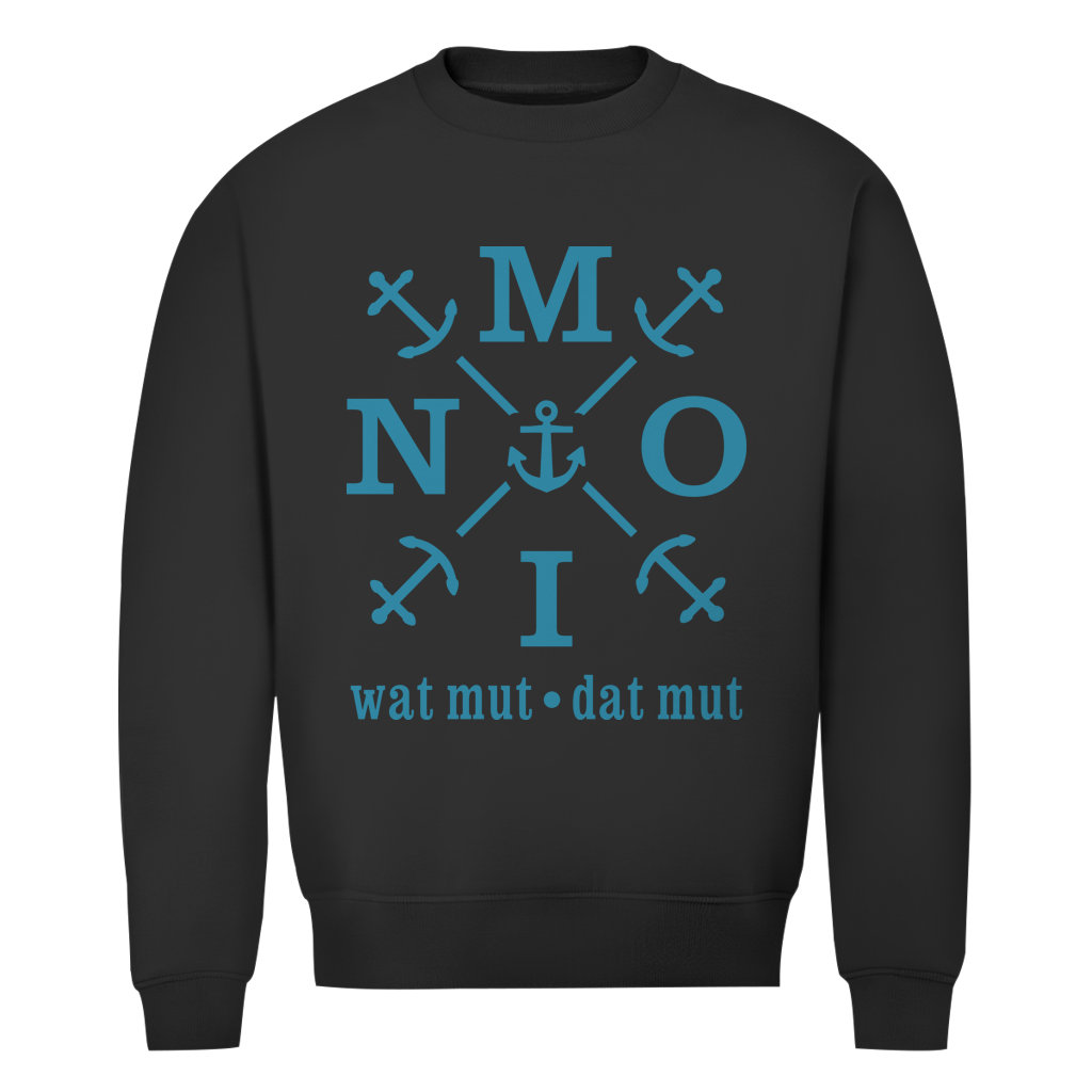 Sweatshirt Herren "MOIN"#504 - einseitiger Druck