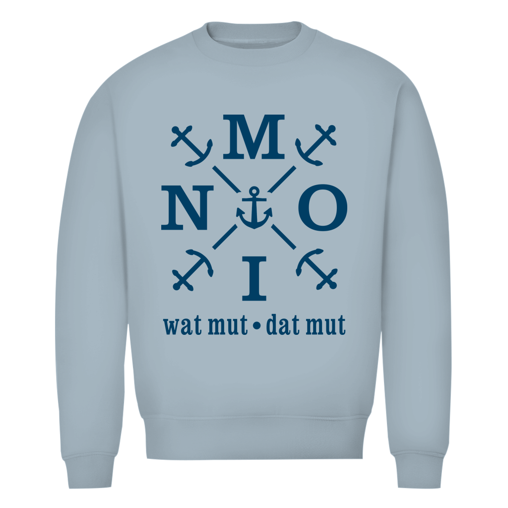 Sweatshirt Herren "MOIN"#504 - einseitiger Druck