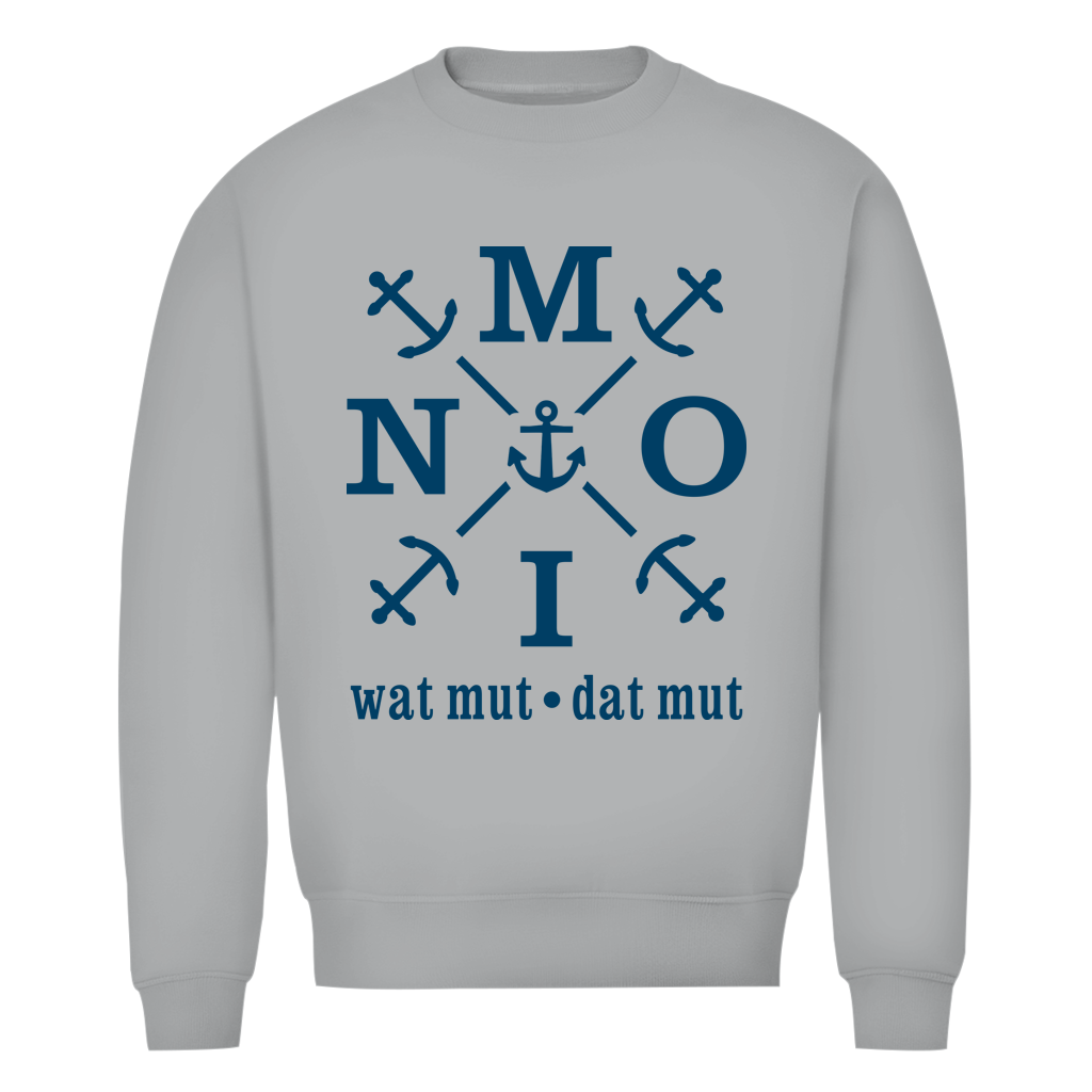 Sweatshirt Herren "MOIN"#504 - einseitiger Druck