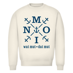 Sweatshirt Herren "MOIN"#504 - einseitiger Druck
