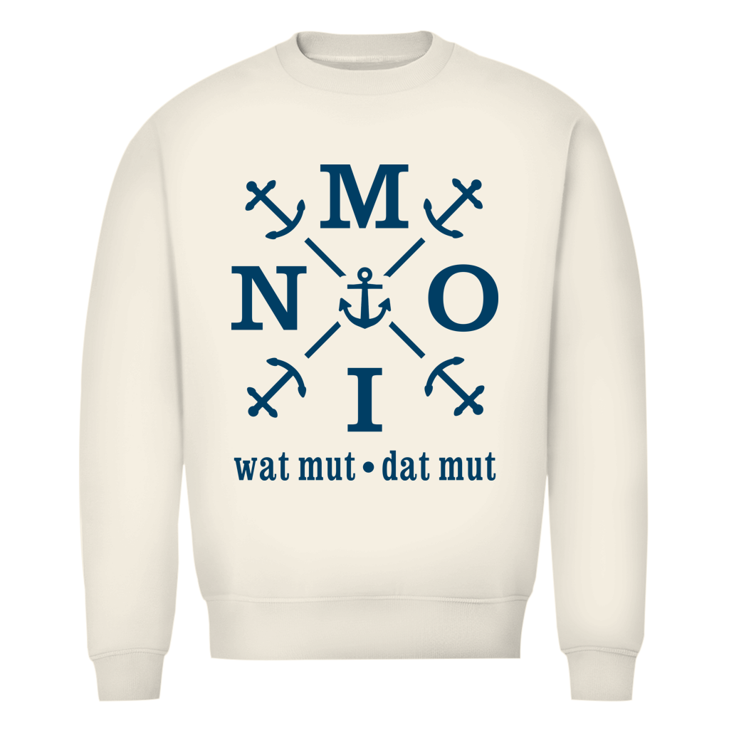 Sweatshirt Herren "MOIN"#504 - einseitiger Druck