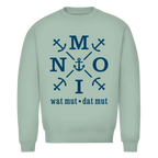 Sweatshirt Herren "MOIN"#504 - einseitiger Druck