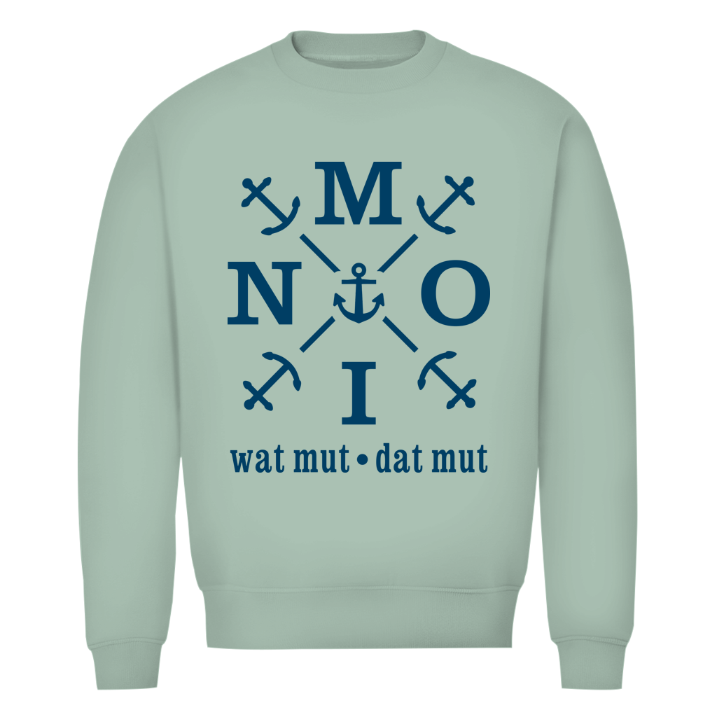 Sweatshirt Herren "MOIN"#504 - einseitiger Druck