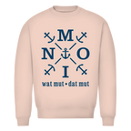 Sweatshirt Herren "MOIN"#504 - einseitiger Druck
