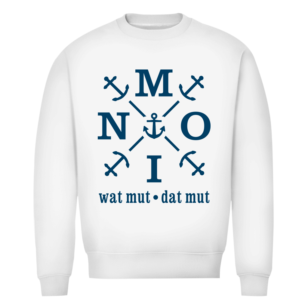 Sweatshirt Herren "MOIN"#504 - einseitiger Druck