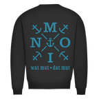 Sweatshirt Herren "MOIN"#504 - beidseitiger Druck