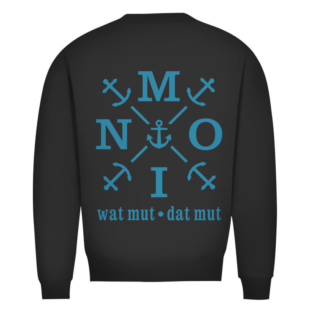 Sweatshirt Herren "MOIN"#504 - beidseitiger Druck