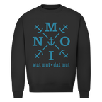 Sweatshirt Herren "MOIN"#504 - beidseitiger Druck