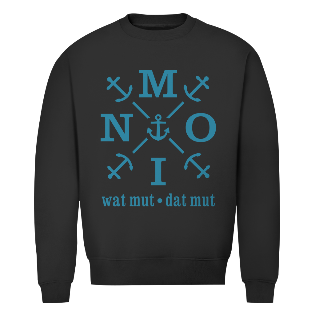 Sweatshirt Herren "MOIN"#504 - beidseitiger Druck