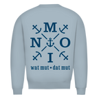 Sweatshirt Herren "MOIN"#504 - beidseitiger Druck