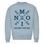 Sweatshirt Herren "MOIN"#504 - beidseitiger Druck