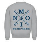 Sweatshirt Herren "MOIN"#504 - beidseitiger Druck