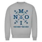 Sweatshirt Herren "MOIN"#504 - beidseitiger Druck
