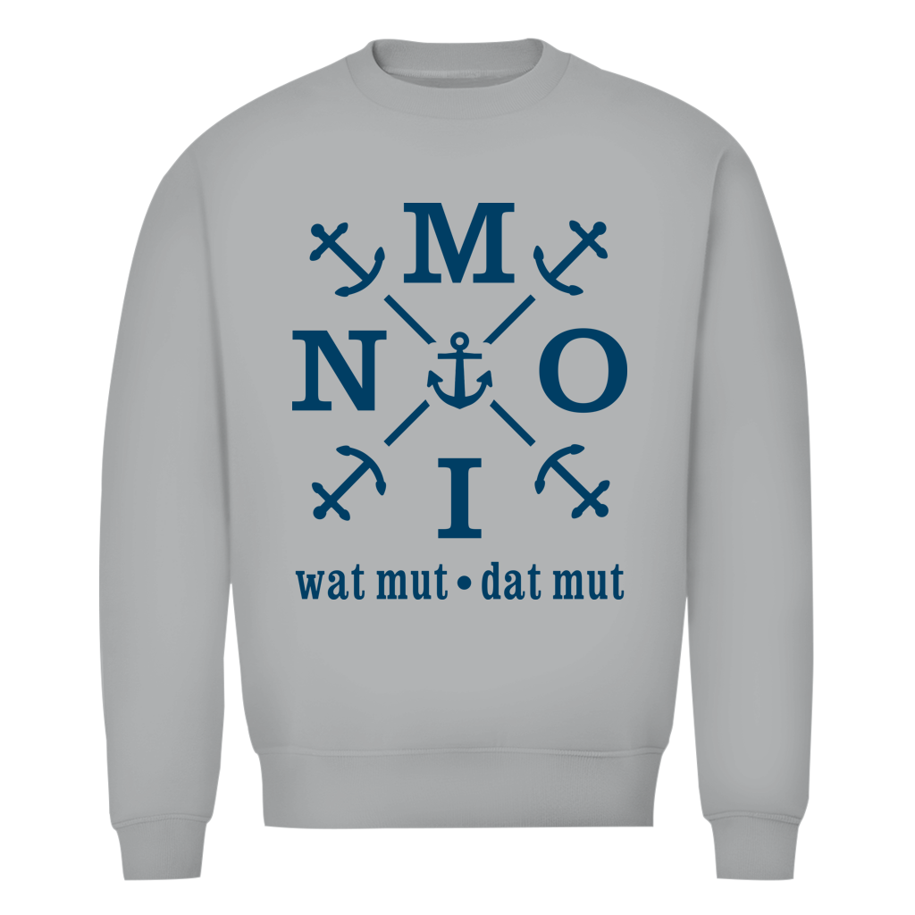 Sweatshirt Herren "MOIN"#504 - beidseitiger Druck