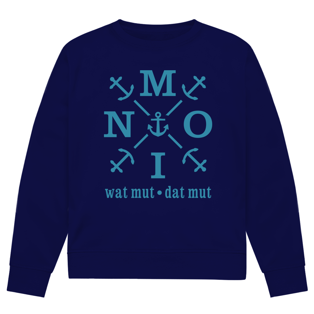 Sweatshirt Herren "MOIN"#504 - beidseitiger Druck