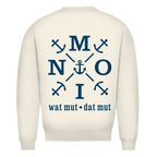 Sweatshirt Herren "MOIN"#504 - beidseitiger Druck