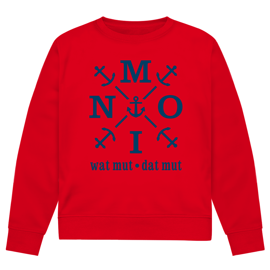 Sweatshirt Herren "MOIN"#504 - beidseitiger Druck
