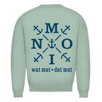 Sweatshirt Herren "MOIN"#504 - beidseitiger Druck