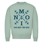 Sweatshirt Herren "MOIN"#504 - beidseitiger Druck