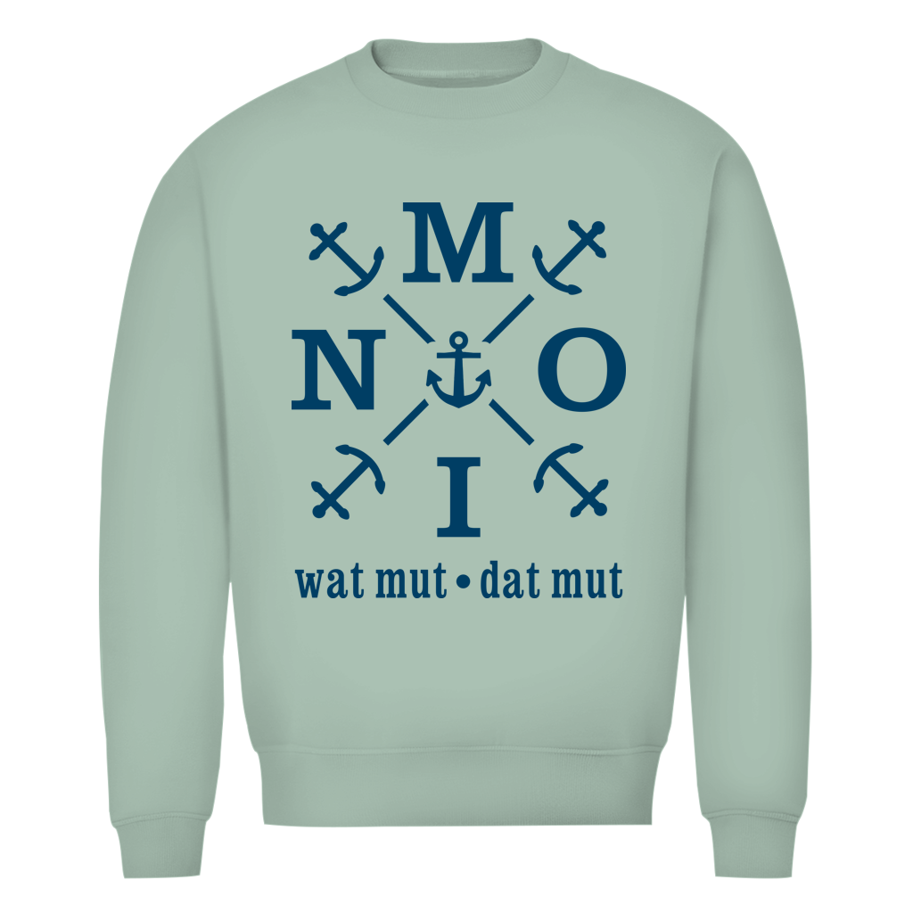 Sweatshirt Herren "MOIN"#504 - beidseitiger Druck