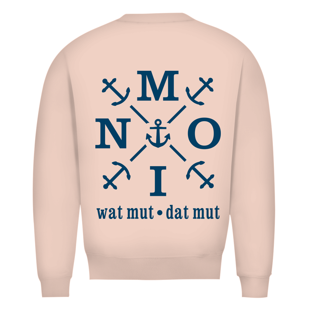 Sweatshirt Herren "MOIN"#504 - beidseitiger Druck