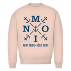Sweatshirt Herren "MOIN"#504 - beidseitiger Druck