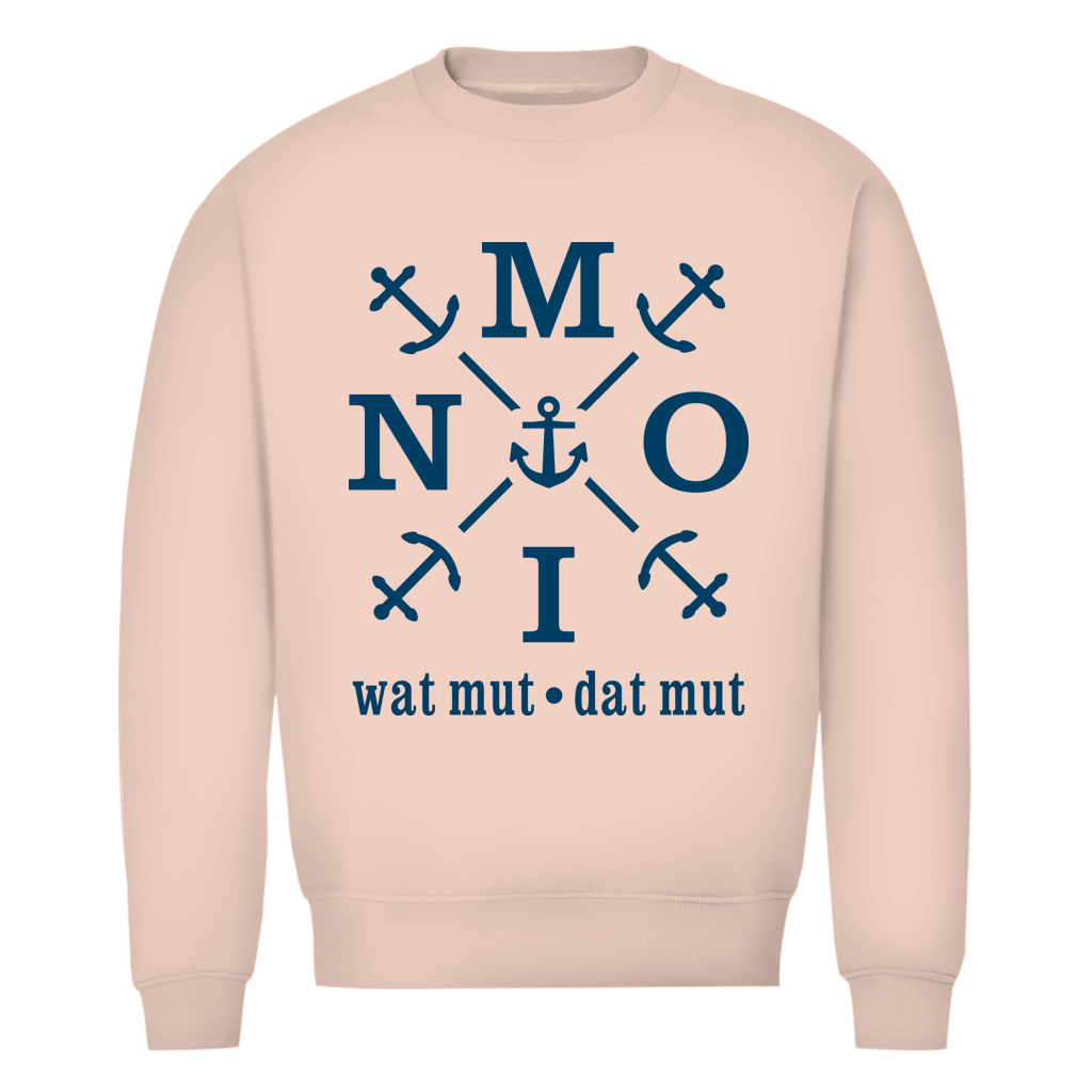 Sweatshirt Herren "MOIN"#504 - beidseitiger Druck