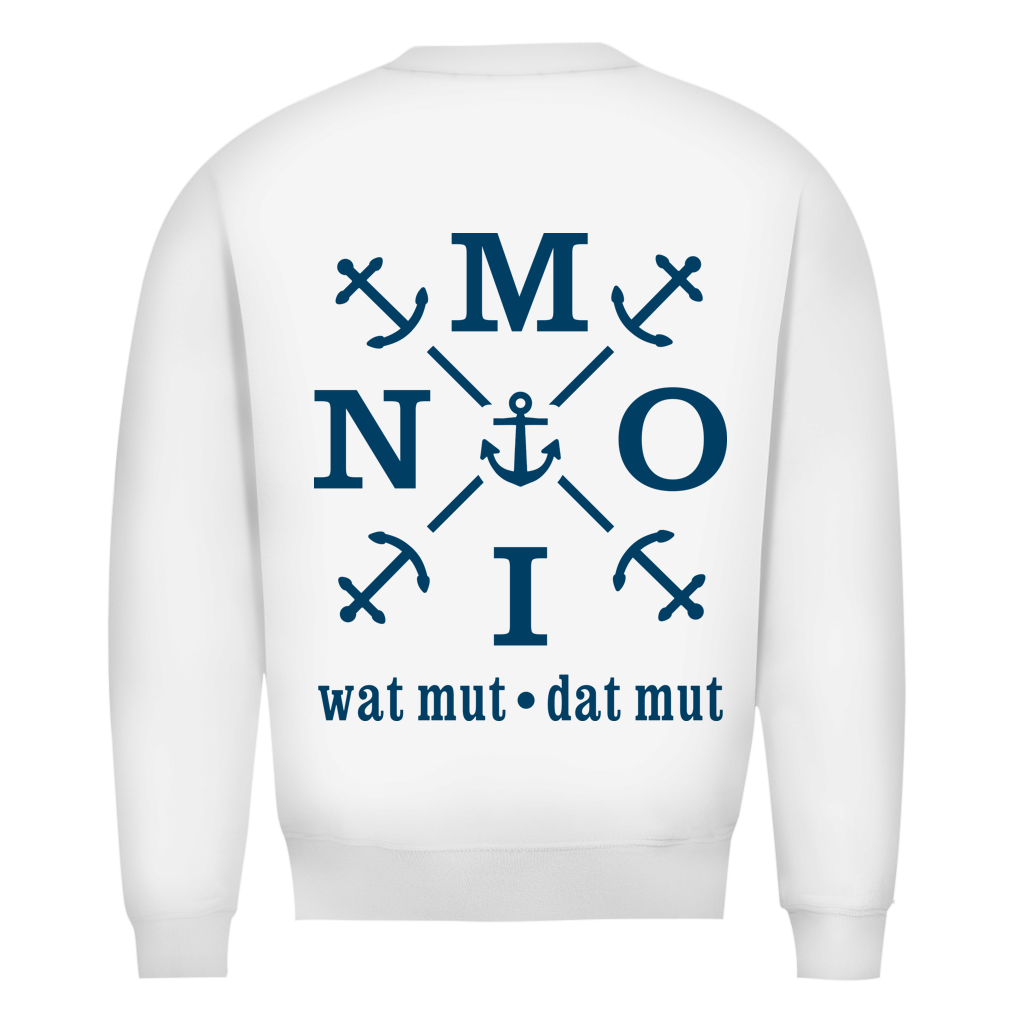 Sweatshirt Herren "MOIN"#504 - beidseitiger Druck