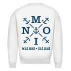 Sweatshirt Herren "MOIN"#504 - beidseitiger Druck