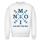 Sweatshirt Herren "MOIN"#504 - beidseitiger Druck