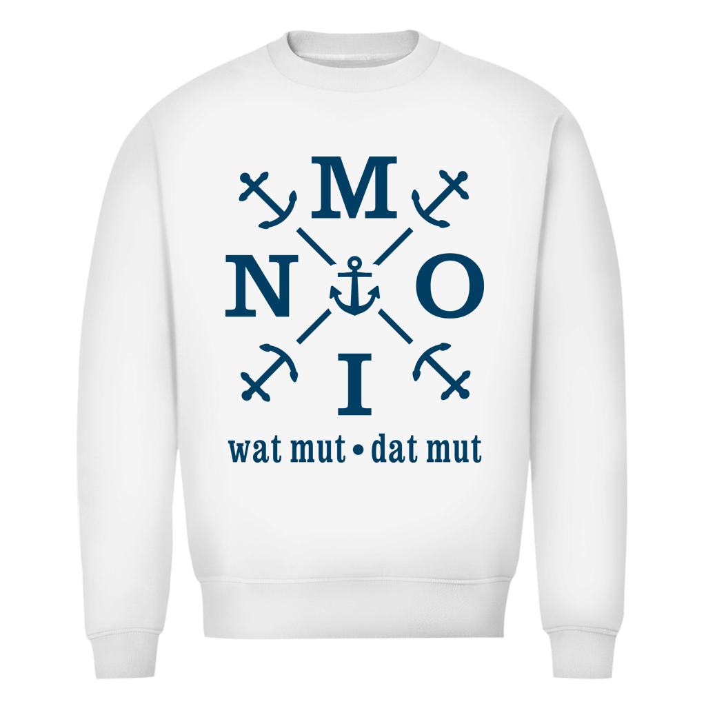 Sweatshirt Herren "MOIN"#504 - beidseitiger Druck