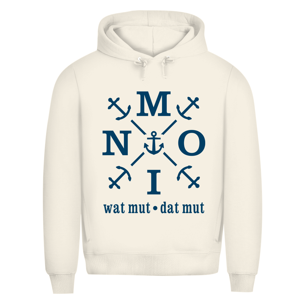 Hoodie Herren  "MOIN"#504 - einseitiger Druck