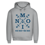 Hoodie Herren  "MOIN"#504 - einseitiger Druck