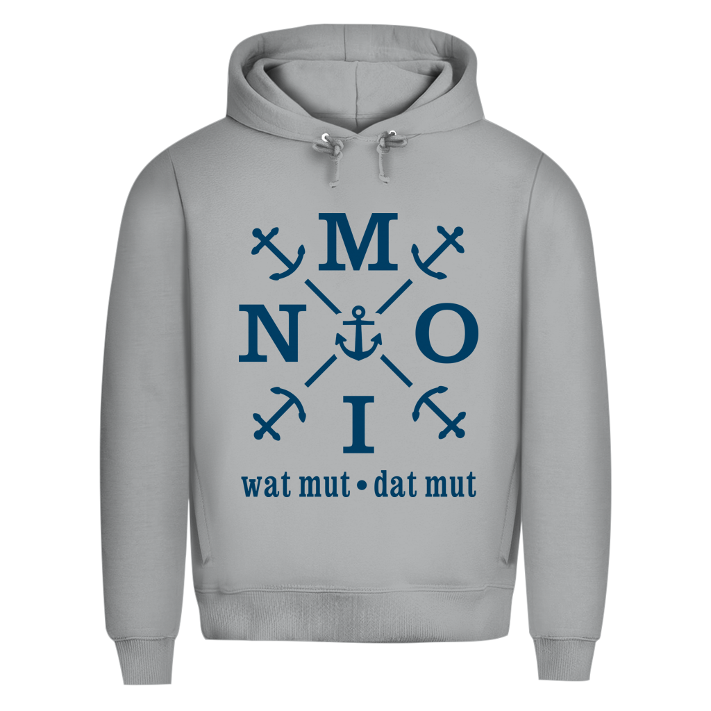 Hoodie Herren  "MOIN"#504 - einseitiger Druck