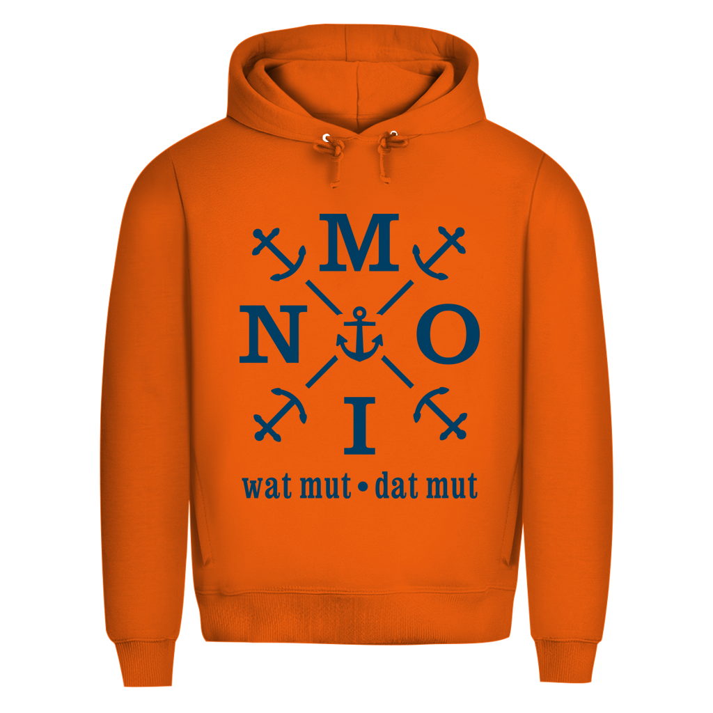 Hoodie Herren  "MOIN"#504 - einseitiger Druck