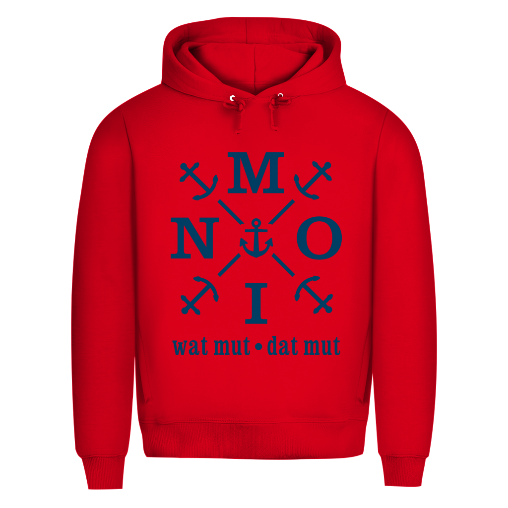 Hoodie Herren  "MOIN"#504 - einseitiger Druck