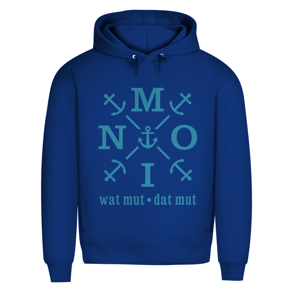 Hoodie Herren  "MOIN"#504 - einseitiger Druck