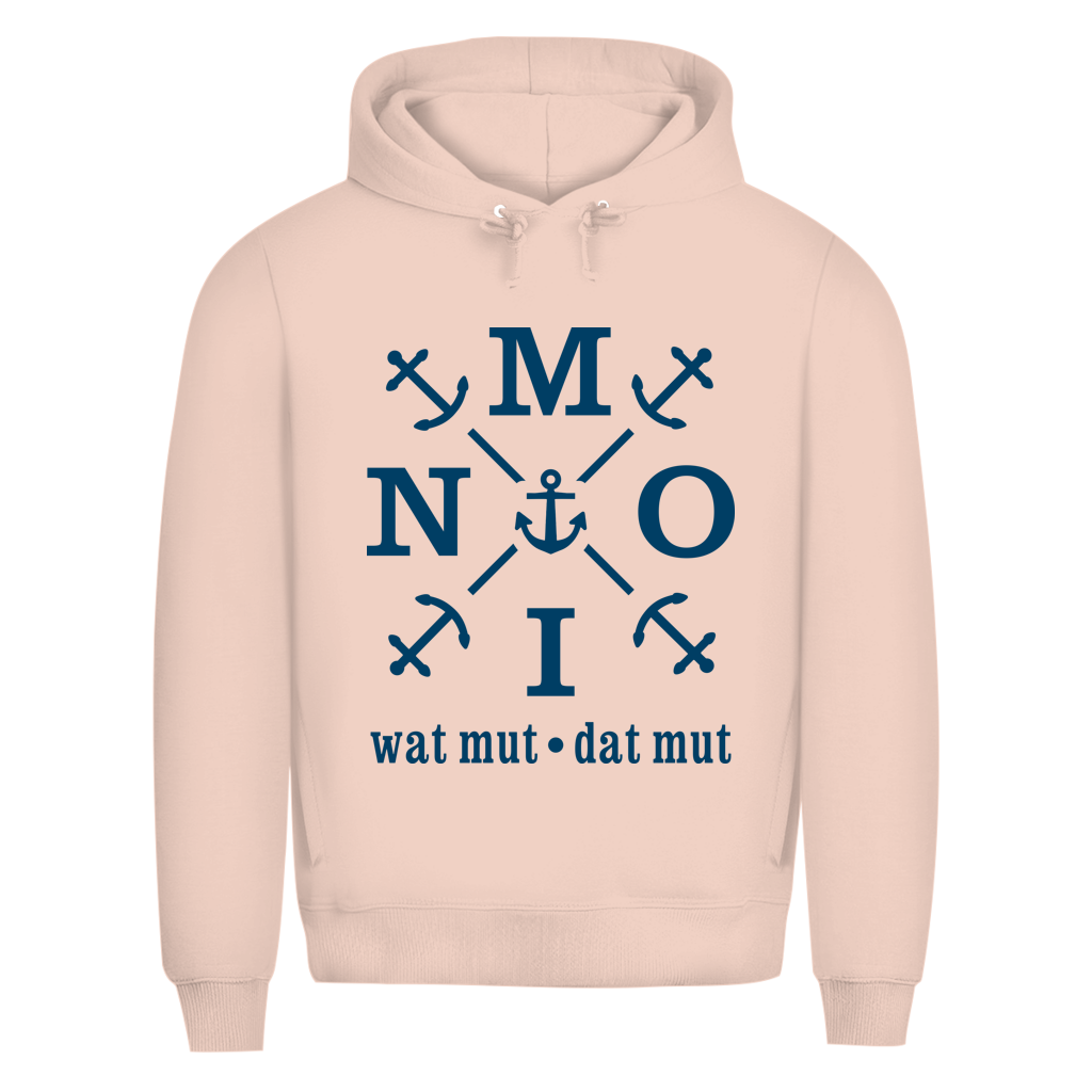 Hoodie Herren  "MOIN"#504 - einseitiger Druck