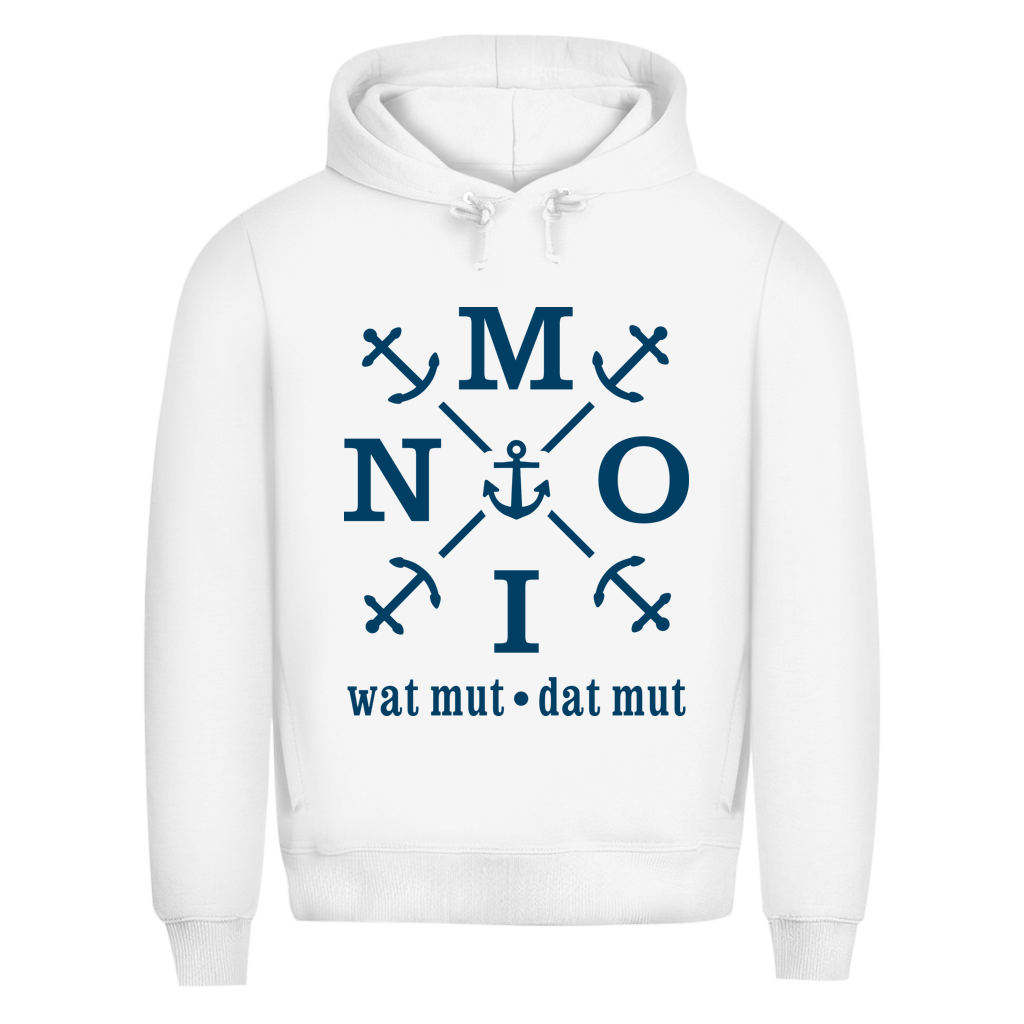 Hoodie Herren  "MOIN"#504 - einseitiger Druck