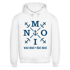 Hoodie Herren  "MOIN"#504 - einseitiger Druck