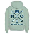 Hoodie Herren "MOIN"#504 - beidseitiger Druck