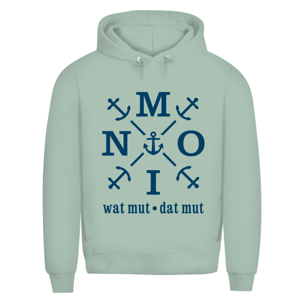 Hoodie Herren "MOIN"#504 - beidseitiger Druck