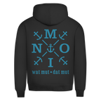 Hoodie Herren "MOIN"#504 - beidseitiger Druck